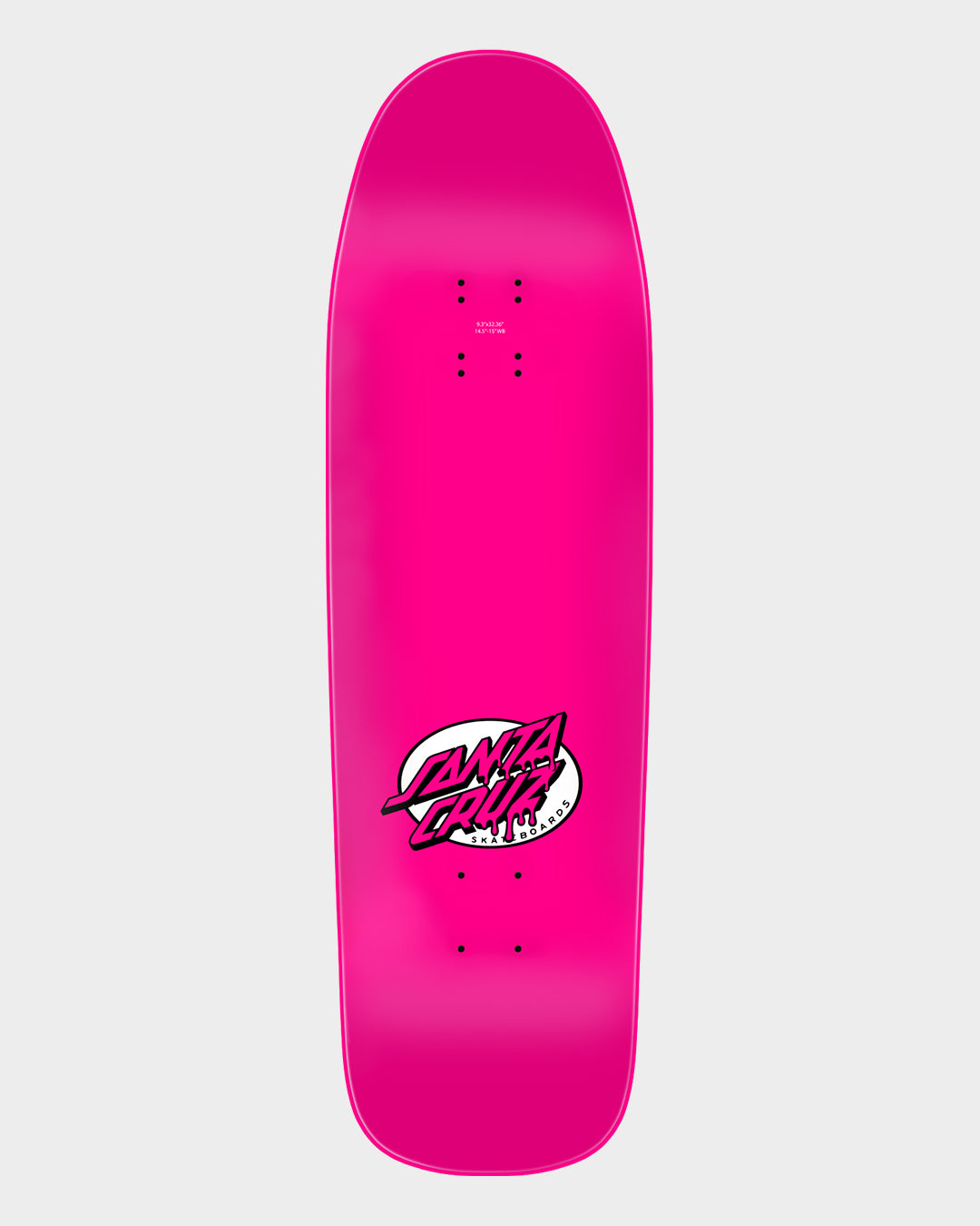 9.30in X 32.36in Dressen Hannya Mask Pro Shaped Santa Cruz Decks Misc