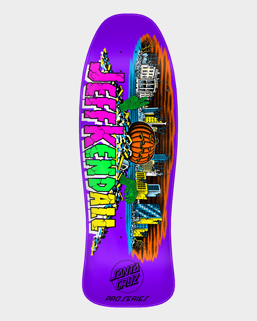 SANTA CRUZ Jeff Kendall プロシリーズ 10.00in Jeff Kendall Pumpkin Reissue Santa Cruz Skateboard Deck