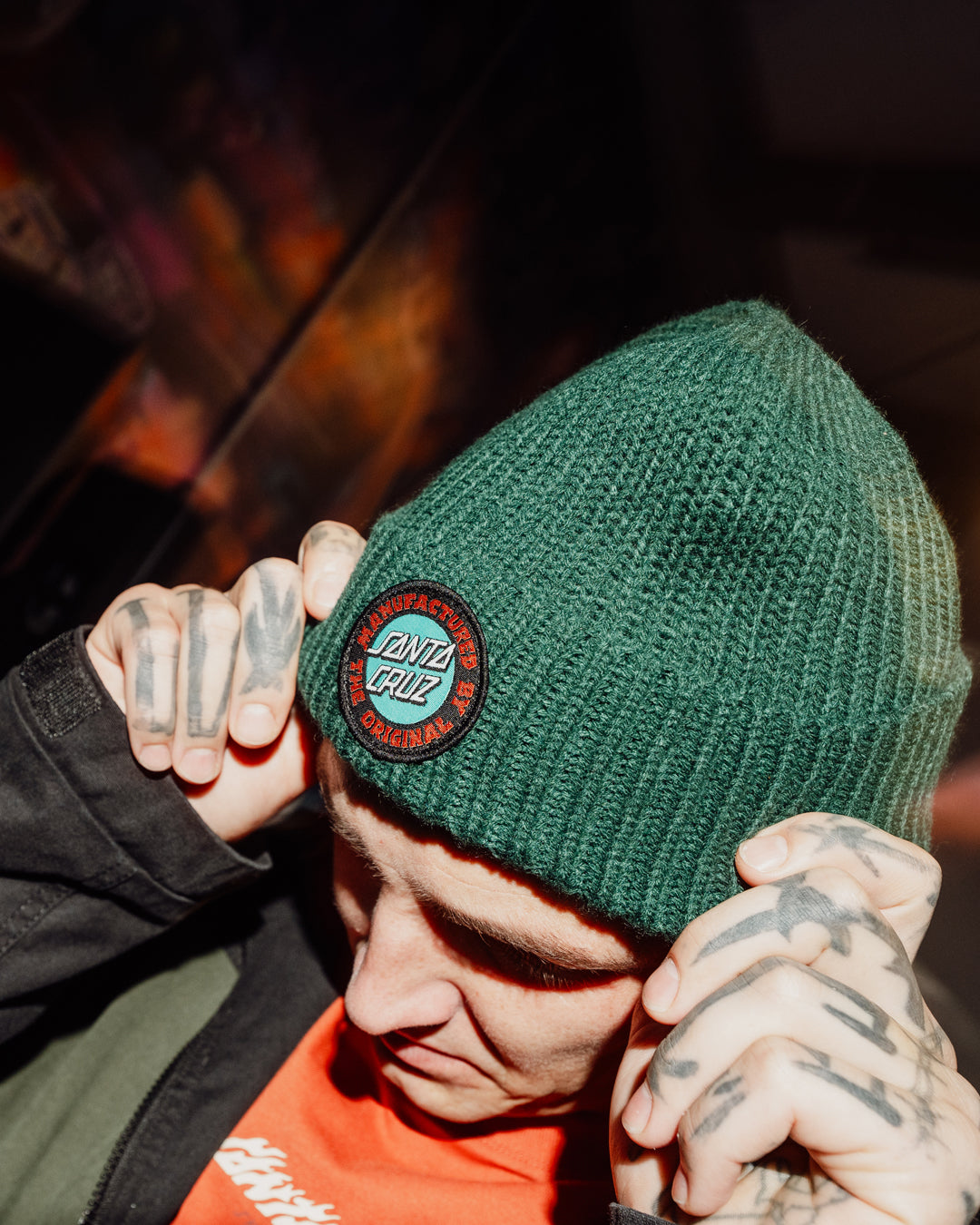 Speed MFG Dot Men's Beanie Green