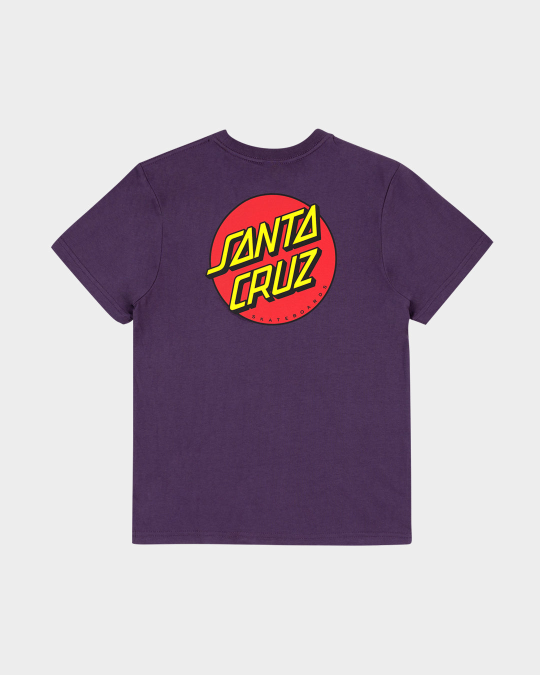 Classic Dot Chest Boys T-Shirt Purple