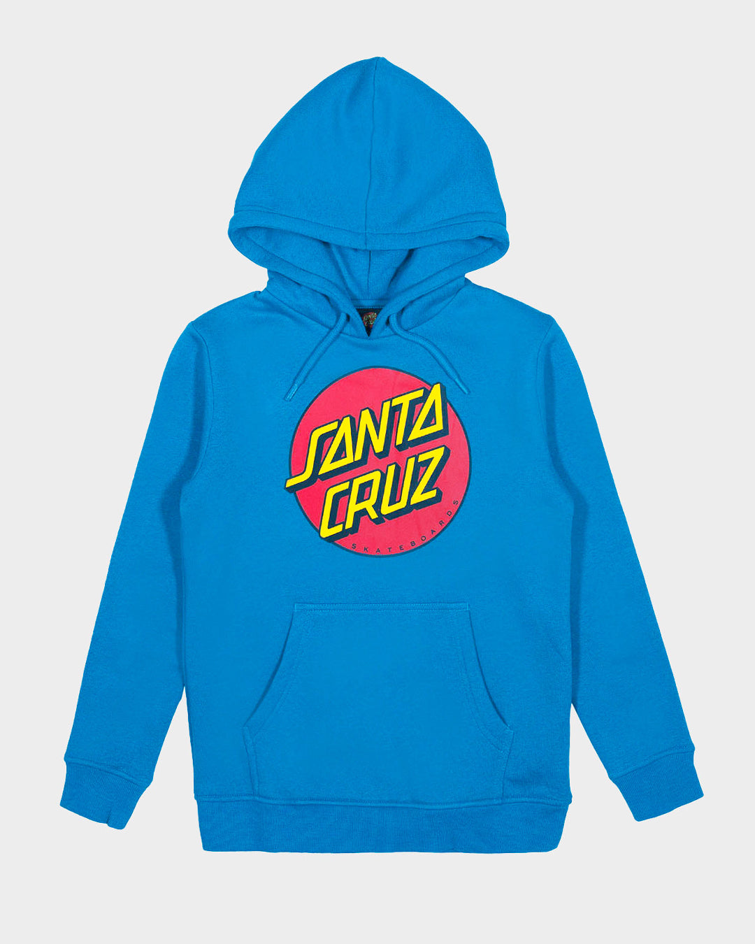 Classic Dot Puff Santa Cruz Boys Pullover Hoodie Turquoise Santa Cruz Skateboards ANZ