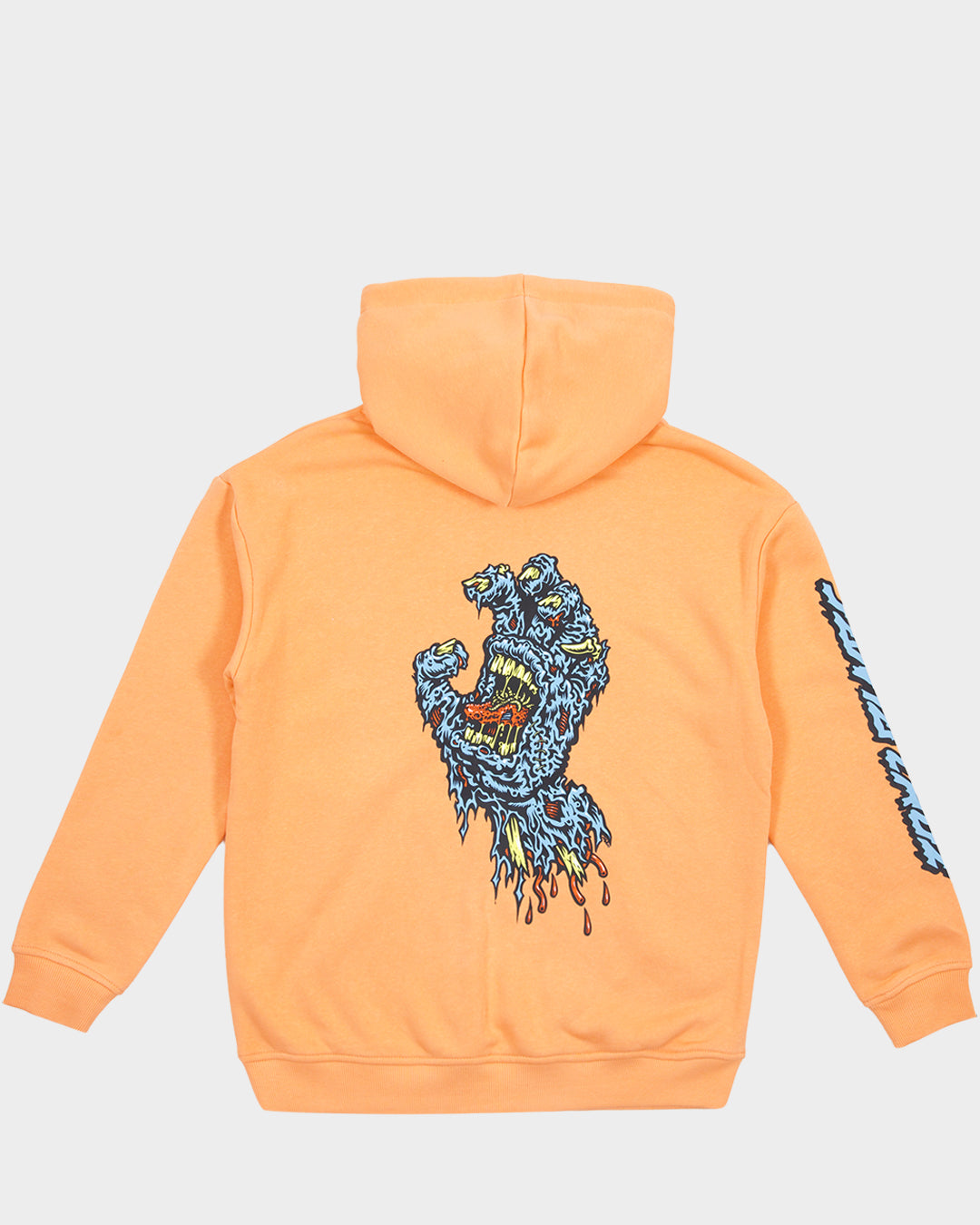 SC Decaying Hand Boys Oversize Pullover Hoodie Orange