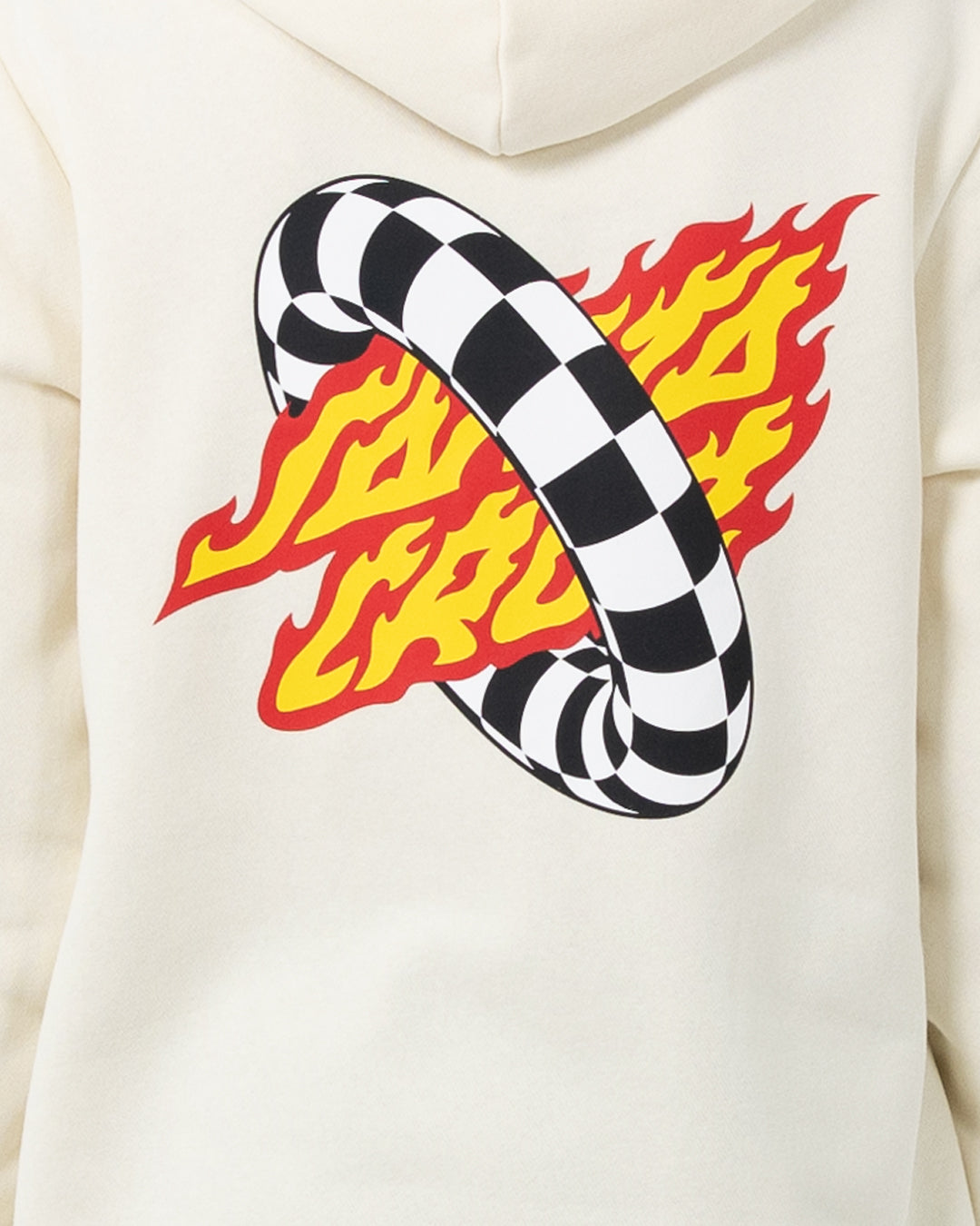 Goal Flame Boys Pullover Hoodie Cream