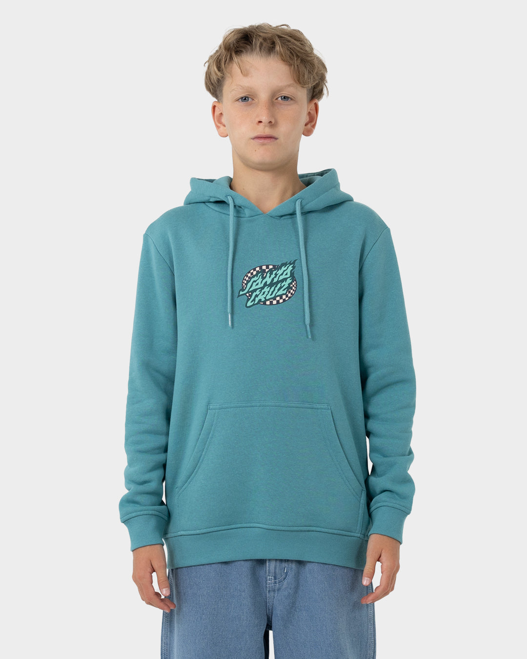 Goal Flame Boys Pullover Hoodie Ocean
