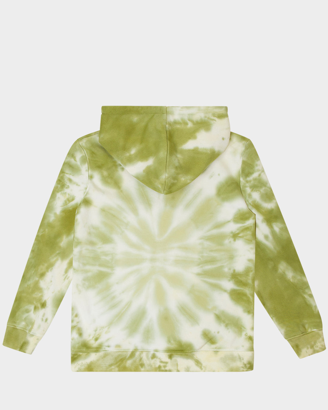 Check Waste Dot Boys Pullover Hoodie Moss Tie Dye