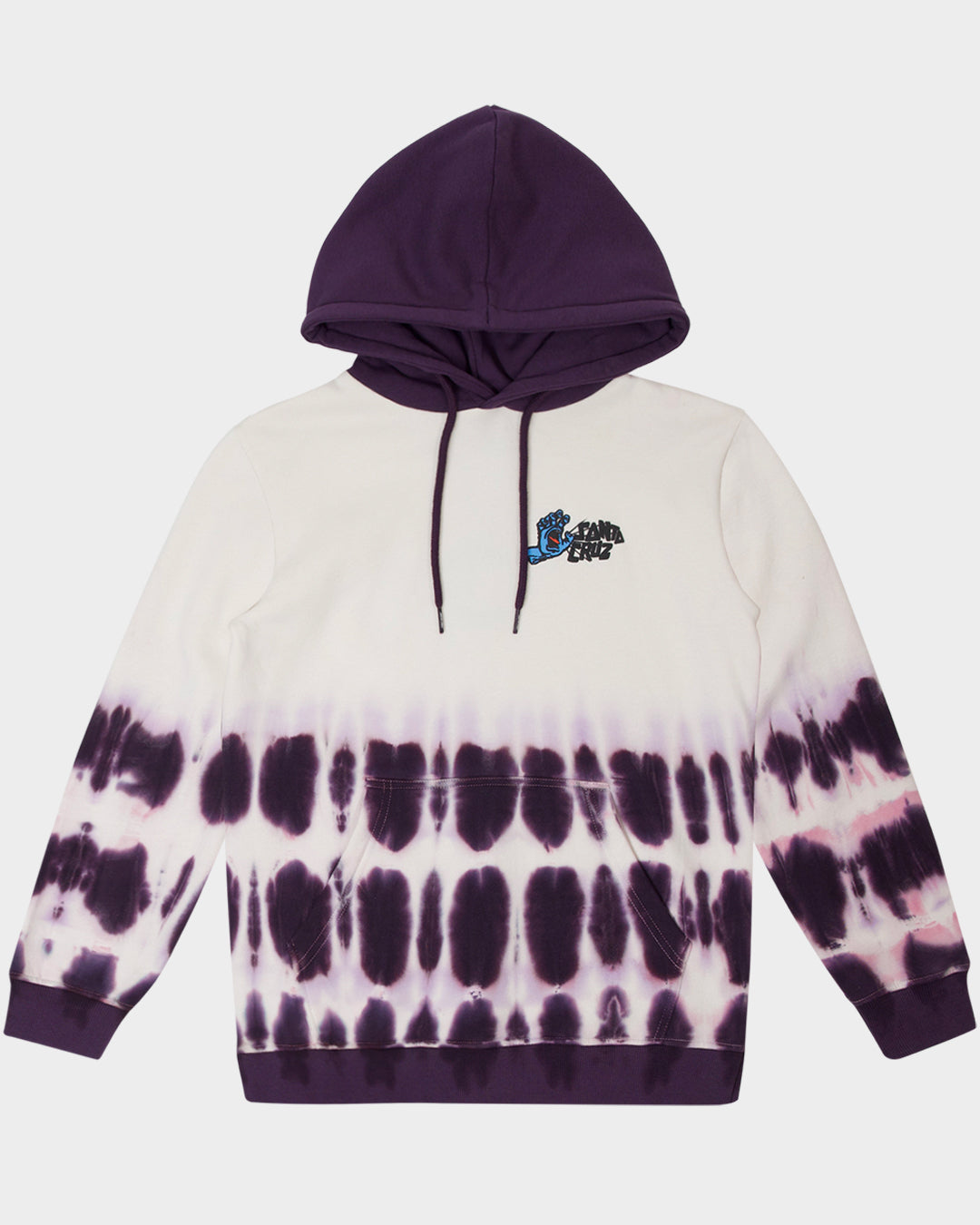 Cream-purple Tie Dye
