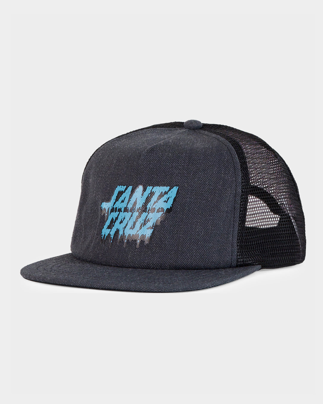 Melting Strip Boys Trucker Cap Dark Grey Marle