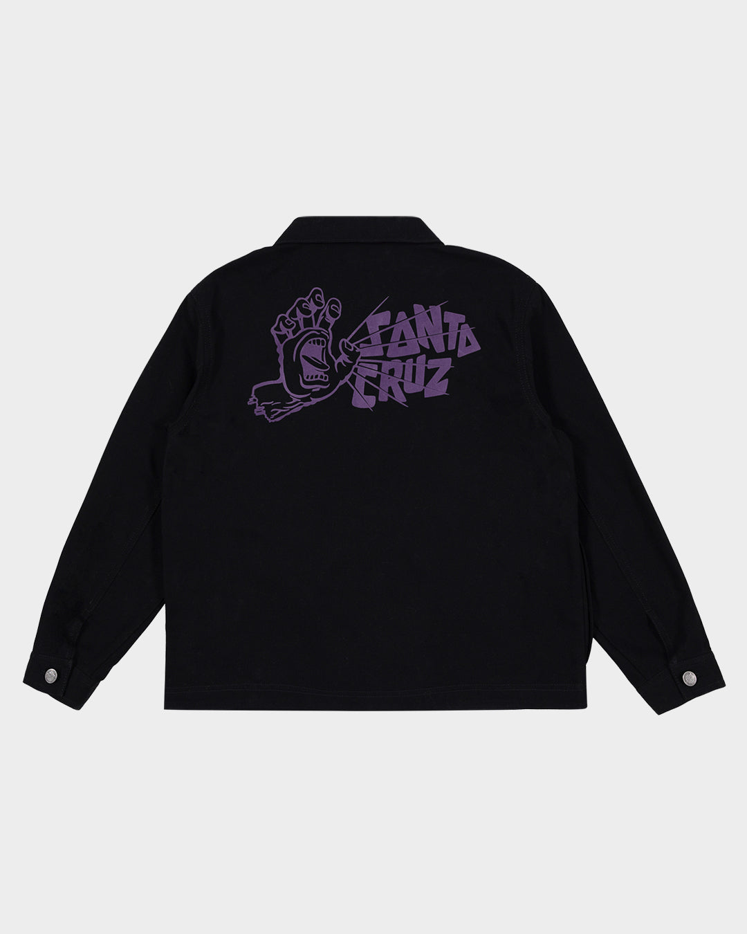 Yelling Hand Strip Boys Jacket Black