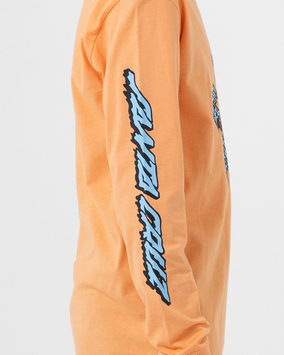 SC Decaying Hand Strip Boys Long Sleeve T-shirt Orange