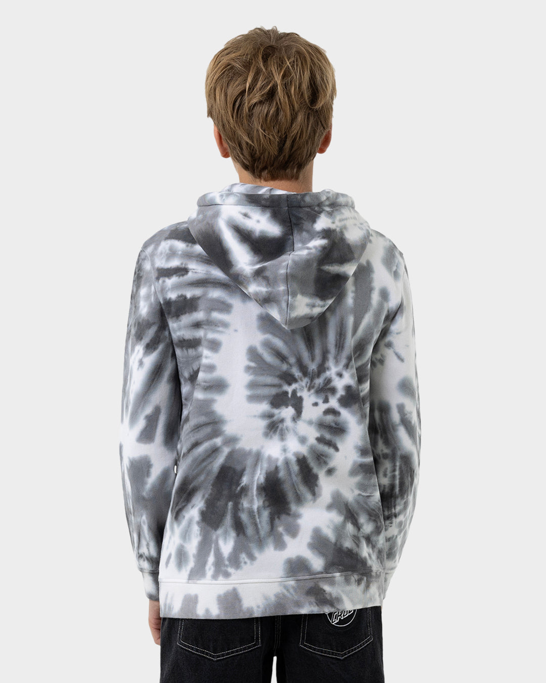 Winkowski Dope Planet 2 Dot Boys Pullover Hoodie Grey Tie Dye