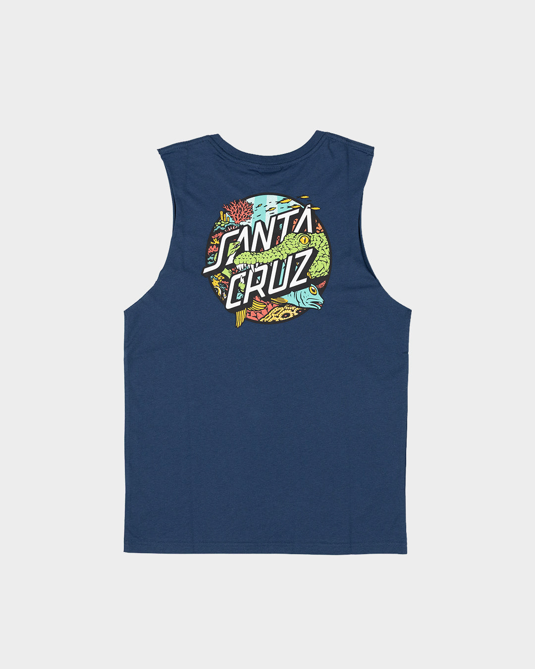 Winkowski Aquatic Dot Boy's Muscle T-shirt Navy