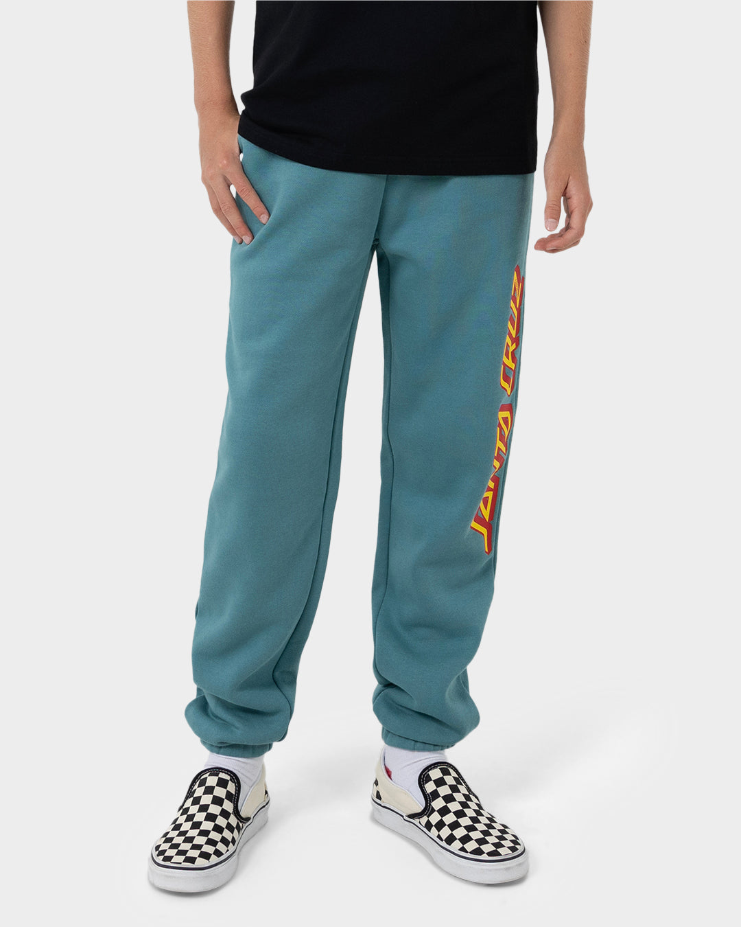 Classic Strip Boys Track Pants Ocean