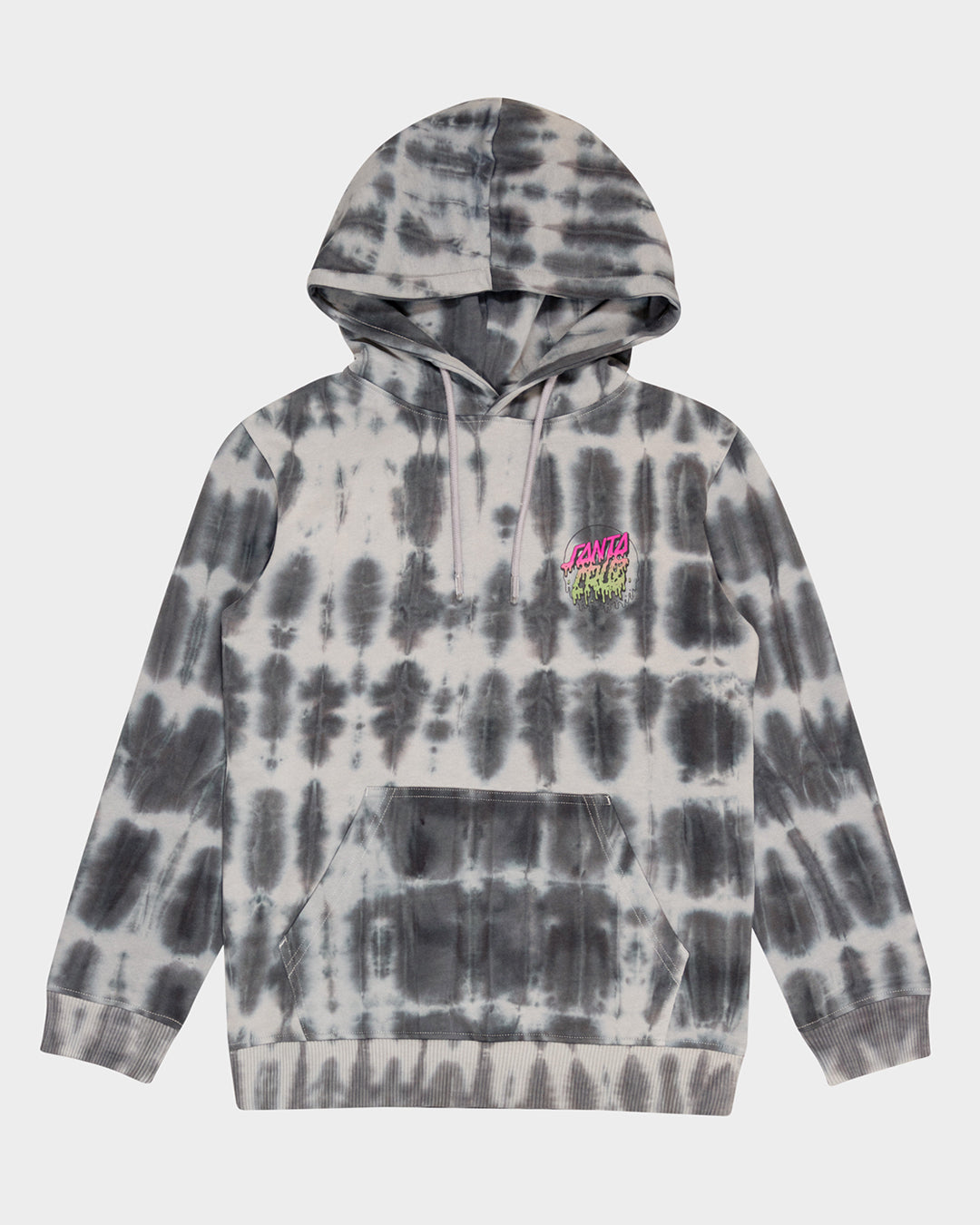 Rad Dot Hollow Santa Cruz Boys Pullover Hoodie Black Tie Dye Santa Cruz Skateboards ANZ