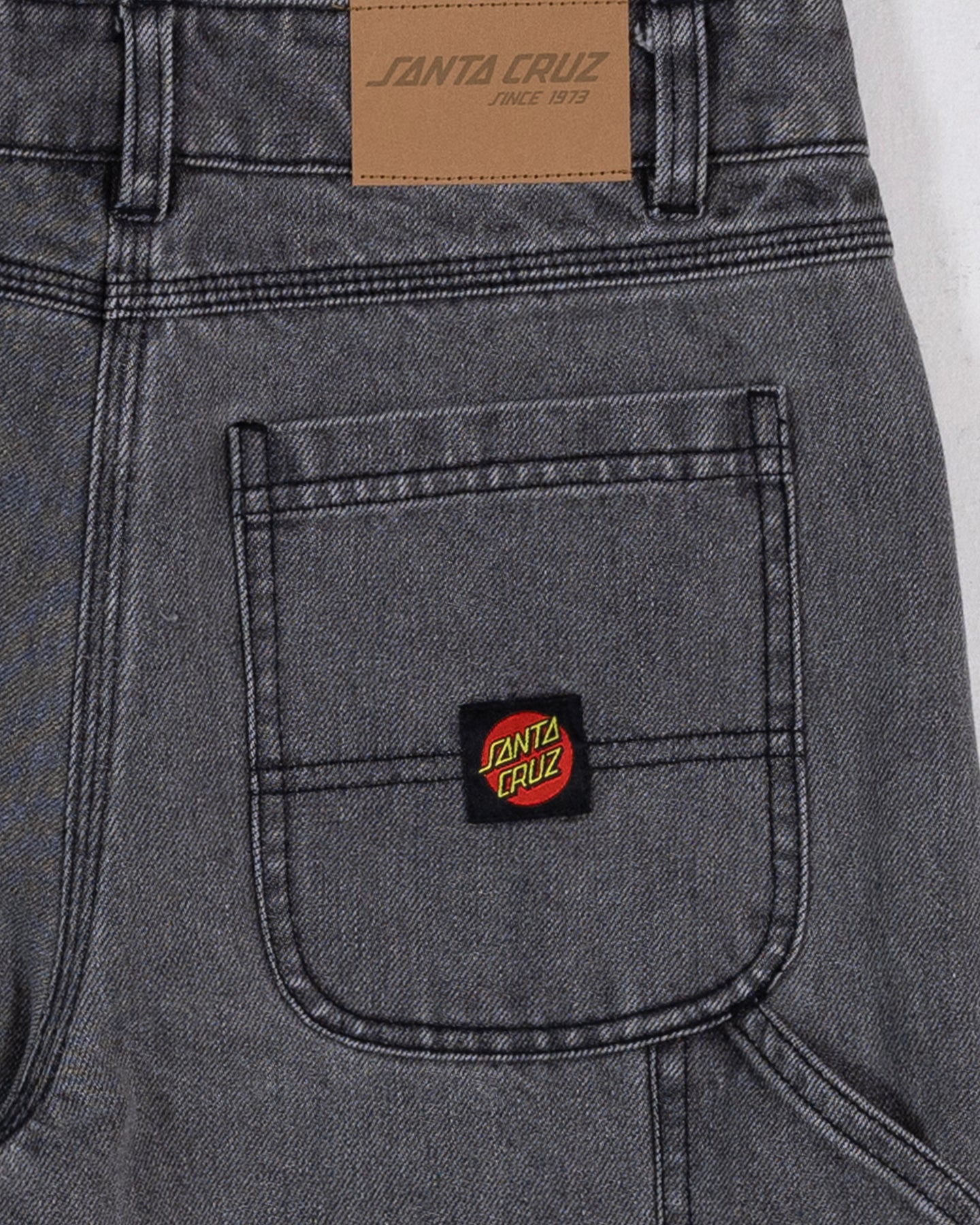 Classic Dot Boys Carpenter Jean Shorts Carbon