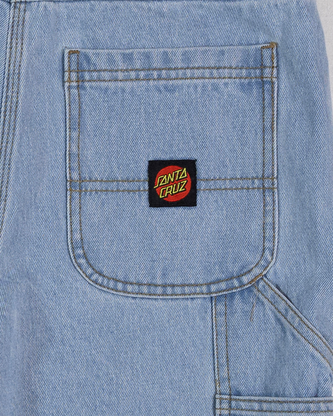 Classic Dot Boys Carpenter Jean Shorts Light Washed Indigo
