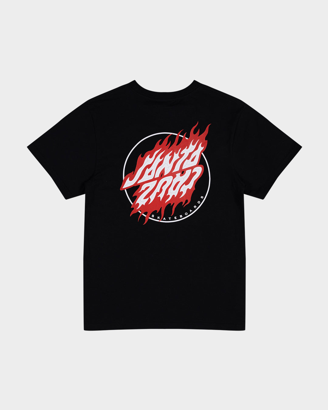 Flamed Dot Boys T-shirt Black