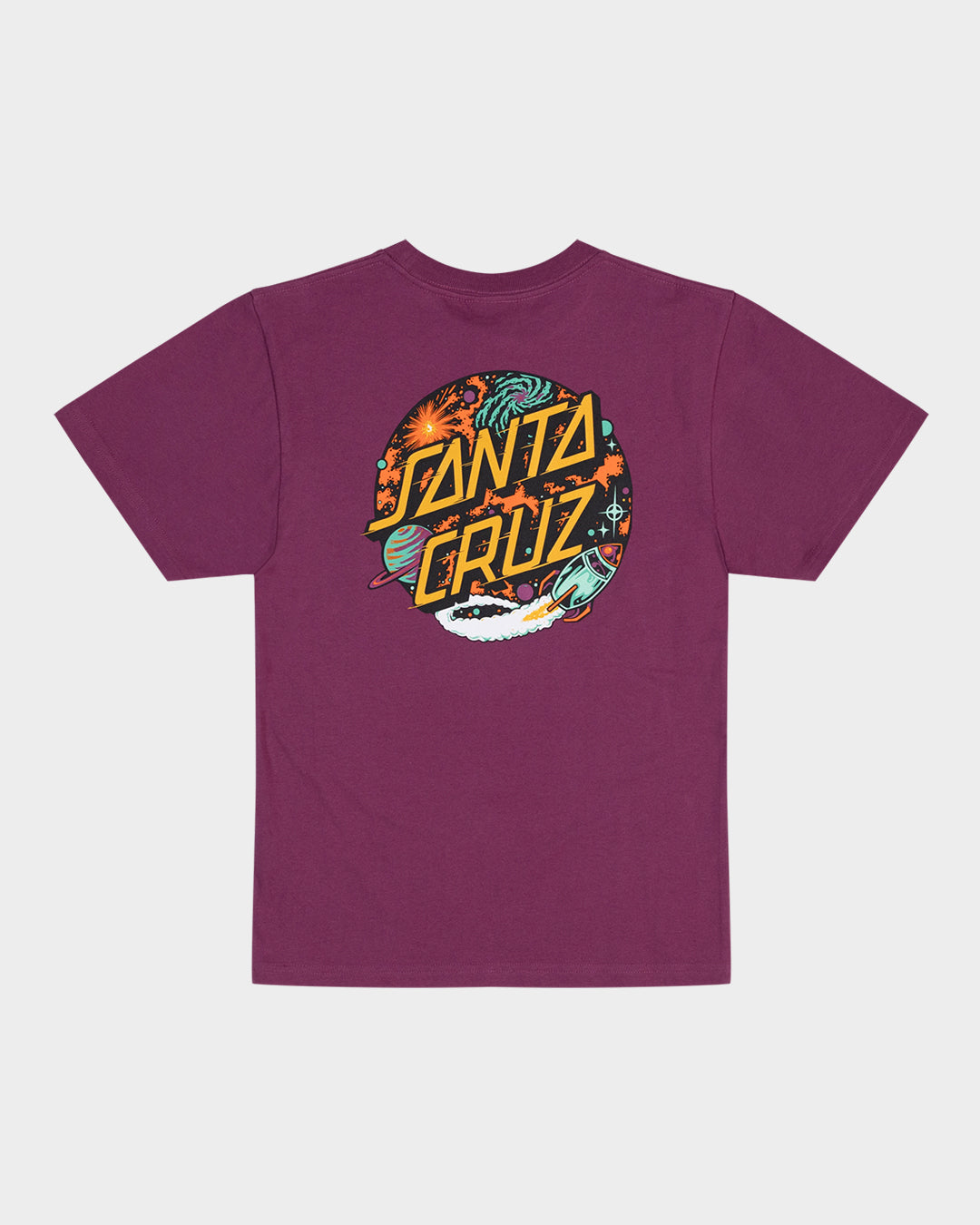 Space Dot Rocket Boys T-shirt Maroon
