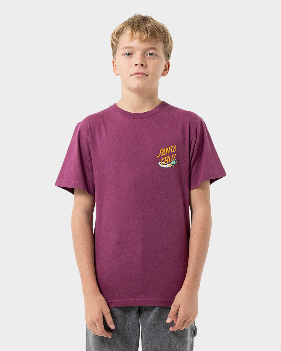Space Dot Rocket Boys T-shirt Maroon
