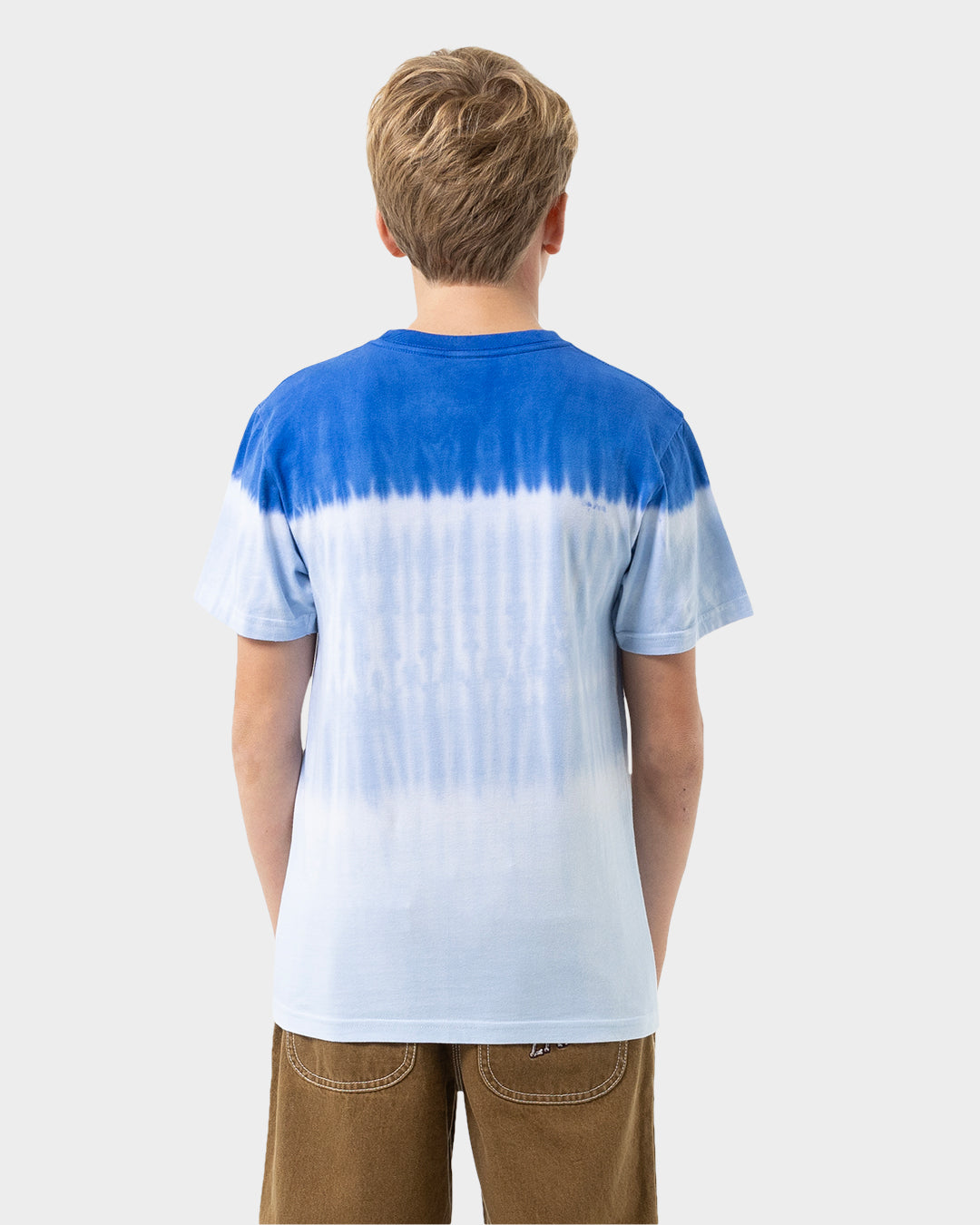 Letter Hand Boys T-shirt Cobalt Tie Dye