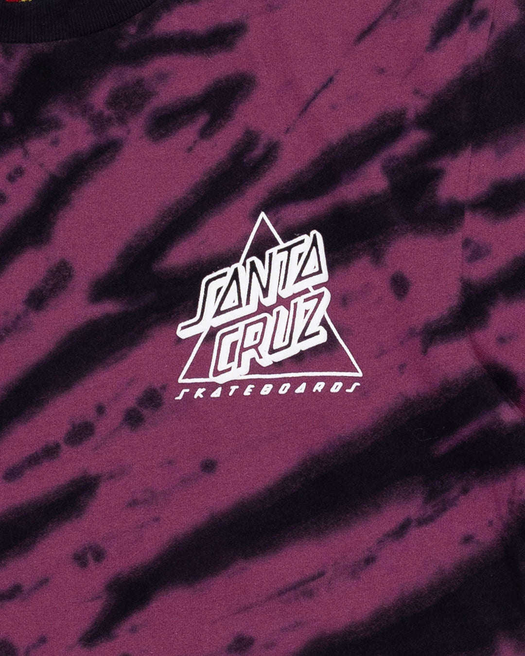 Not A Dot Hollow Boys T-shirt Maroon Tie Dye