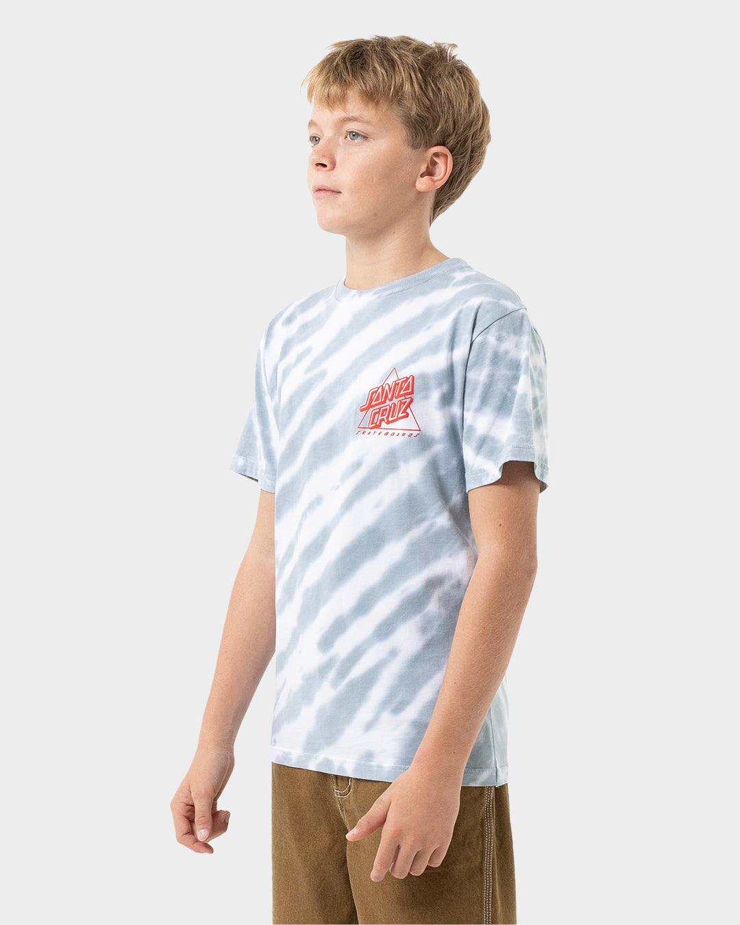Not A Dot Hollow Boys T-shirt Slate Tie Dye