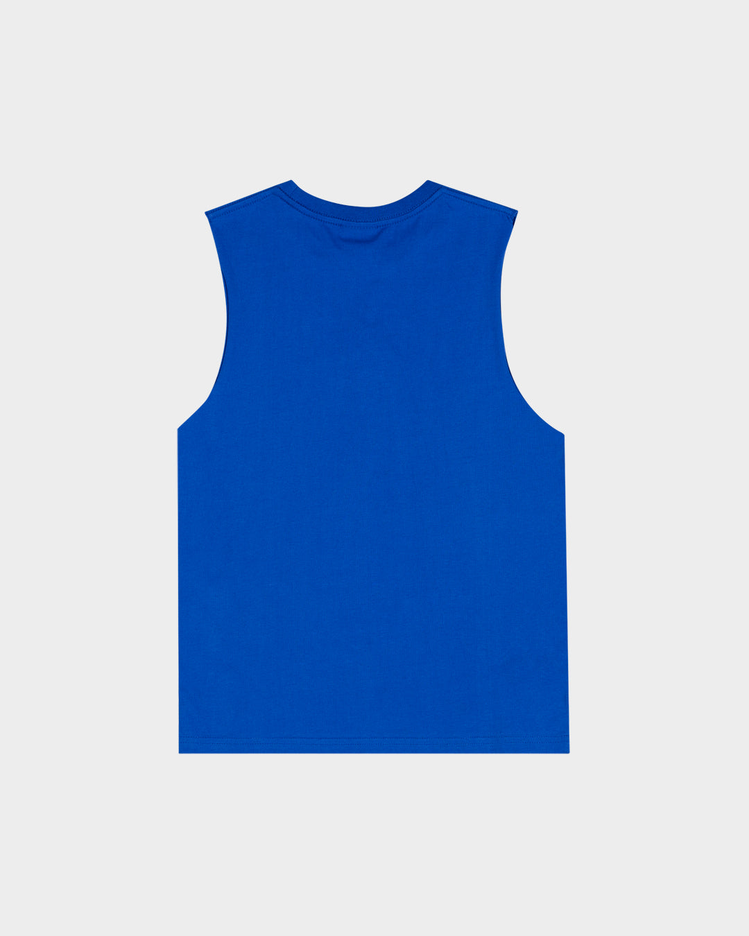 Letter Hand Fade Boys Muscle T-shirt Cobalt