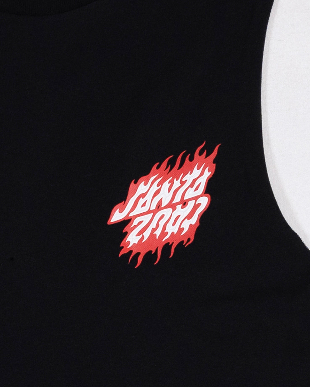 Flamed Dot Boys Muscle T-shirt Black