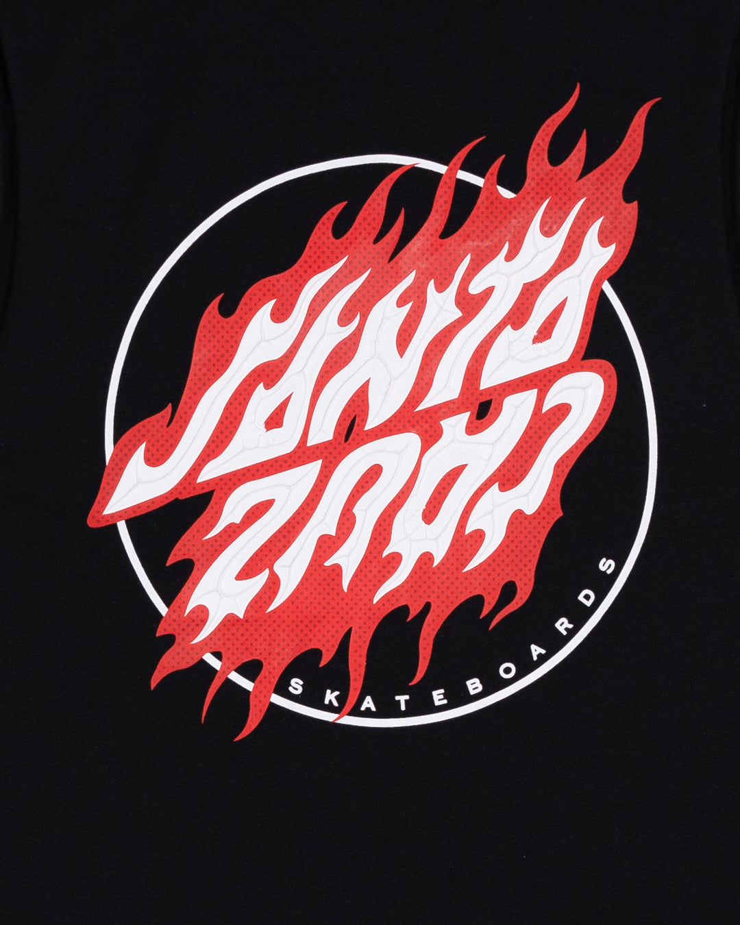 Flamed Dot Boys Muscle T-shirt Black