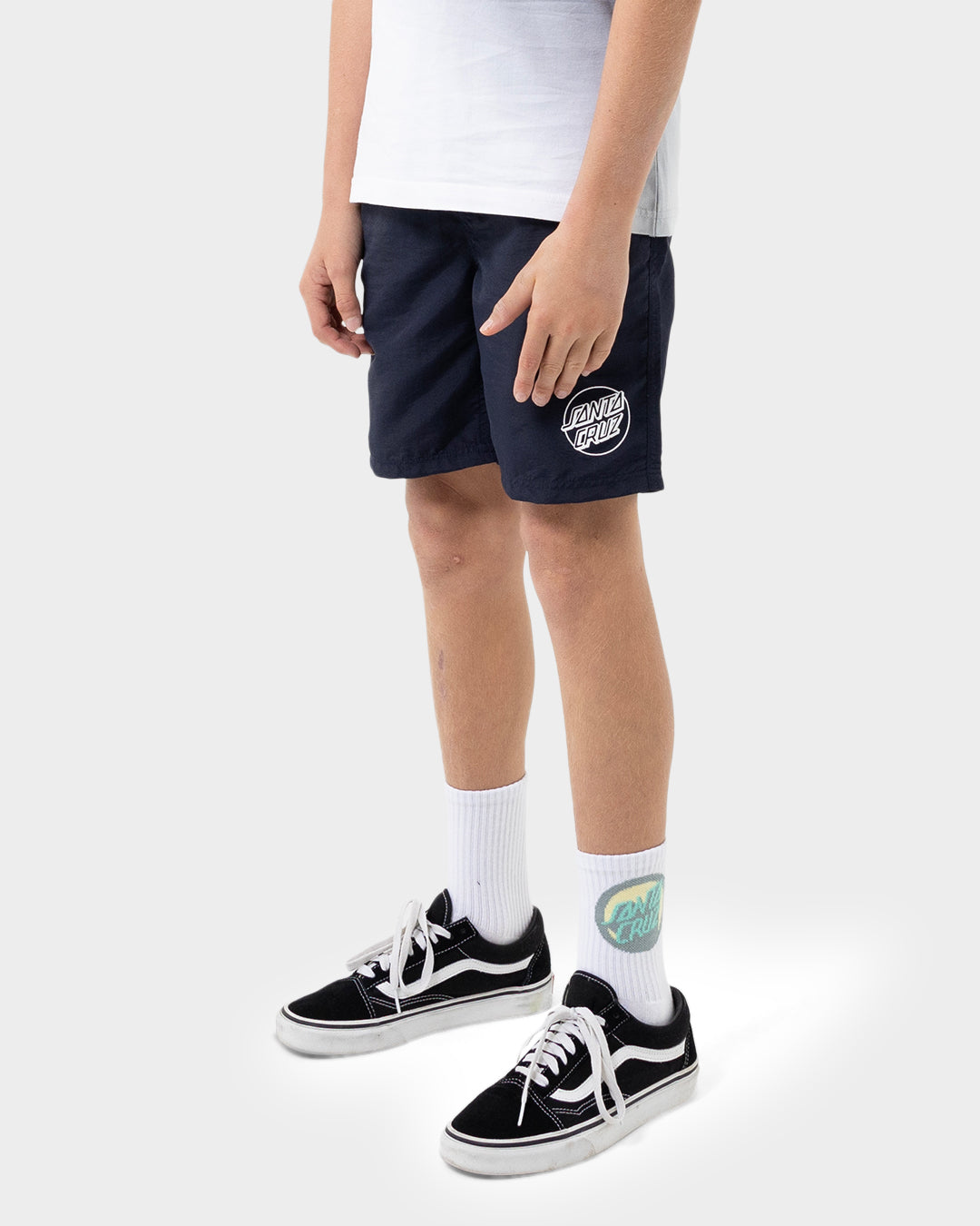 Opus Dot Cruzier Boys Beach Shorts Navy