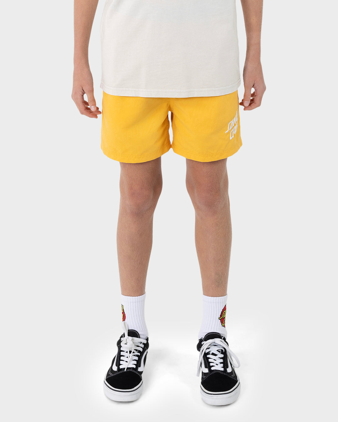 Bold Stack Boys Beach Shorts Yellow