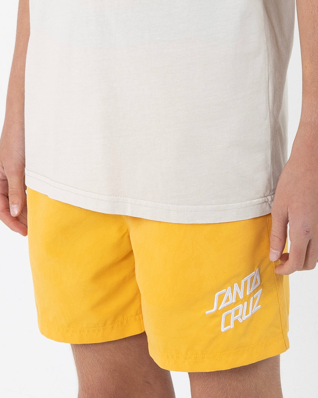 Bold Stack Boys Beach Shorts Yellow