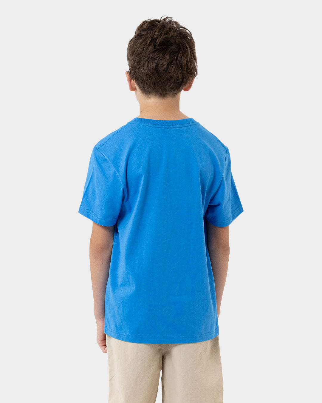 Flame Ringed Dot Boys T-shirt Blue