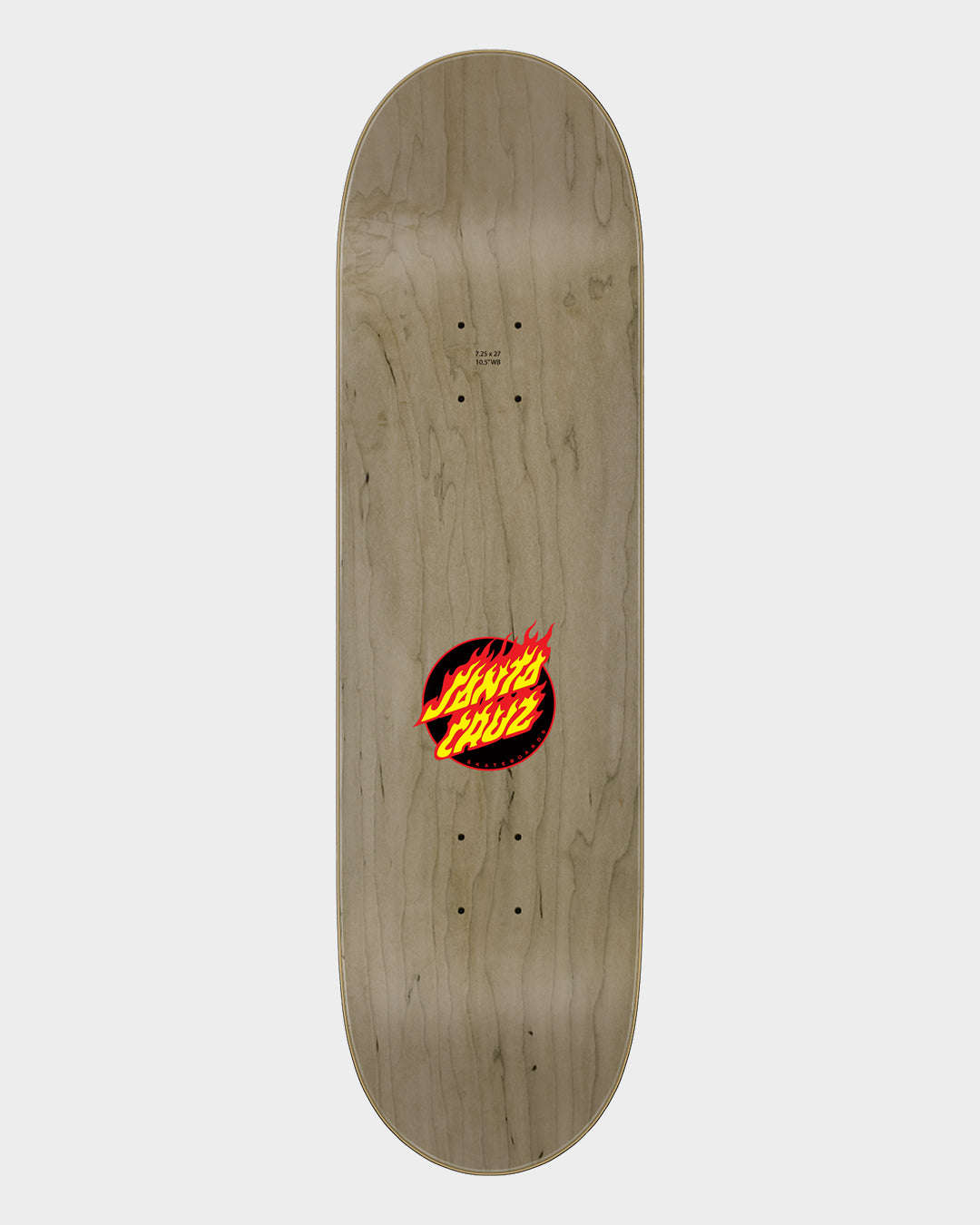 7.25in Flame Dot Atv Santa Cruz Skateboard Deck