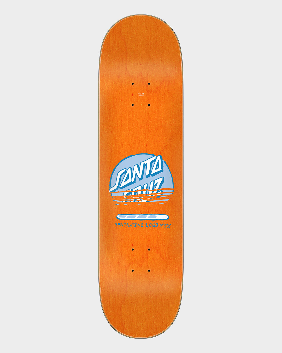 8.25in Self Destruct 7 Ply Birch Santa Cruz Skateboard Deck Misc