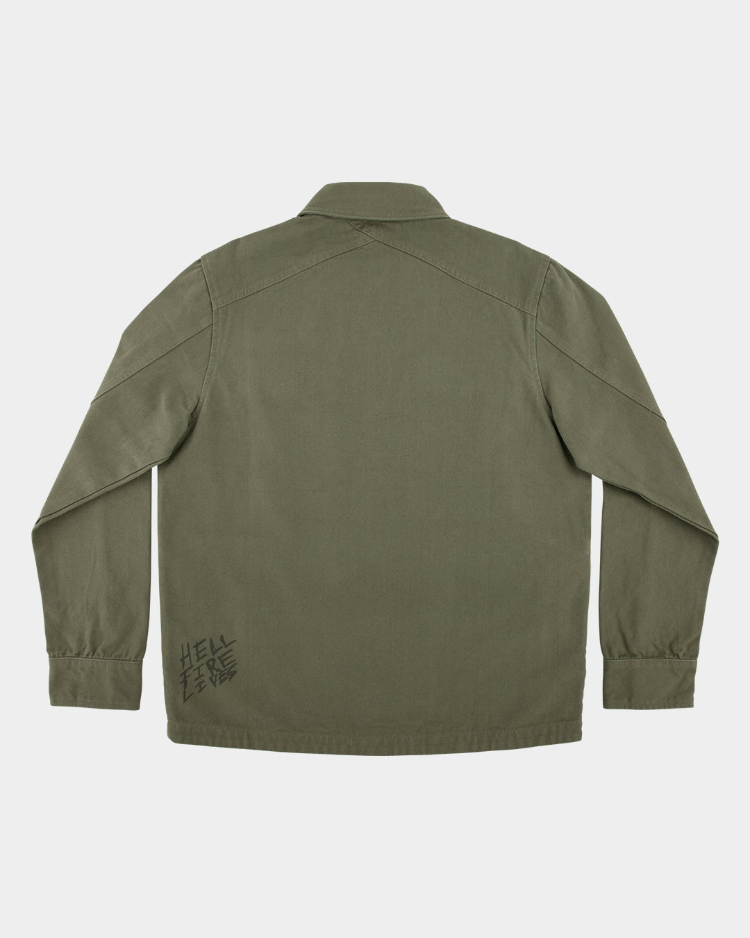 Stranger Things Crawl Mens Santa Cruz Military Jacket Army