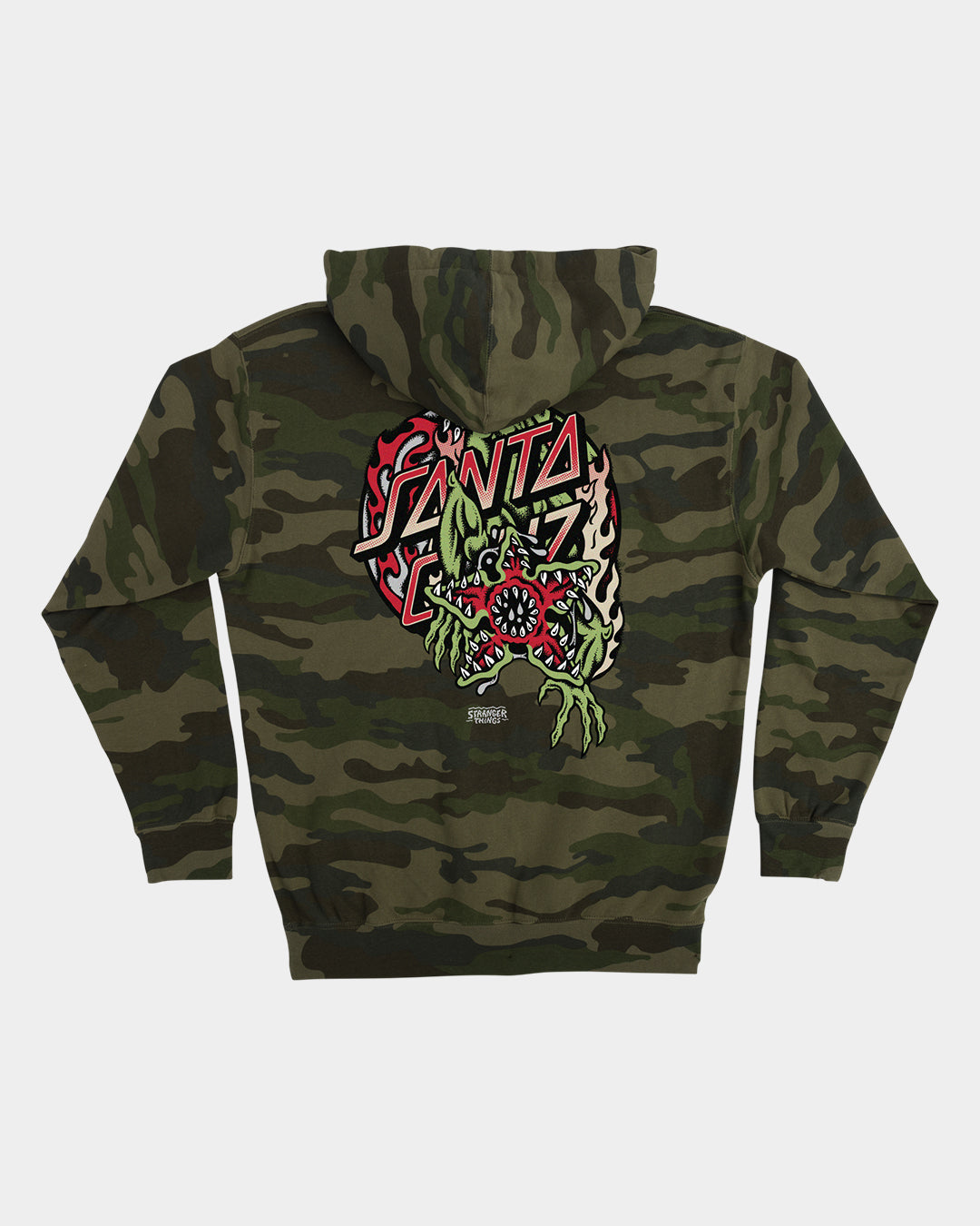 Stranger Things Demogorgon Dot Men's Hoodie Forest Camo
