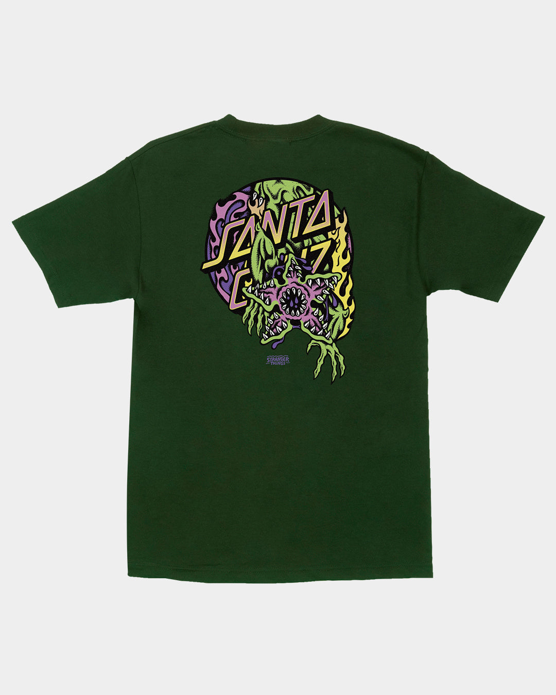 Stranger Things Demogorgon Dot Men's T-shirt Forest Green