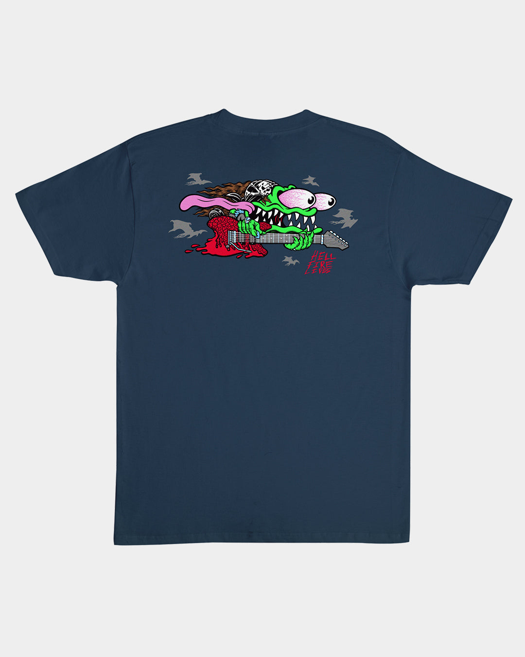 Stranger Things Eddie Slasher Men's T-shirt Blue Dusk