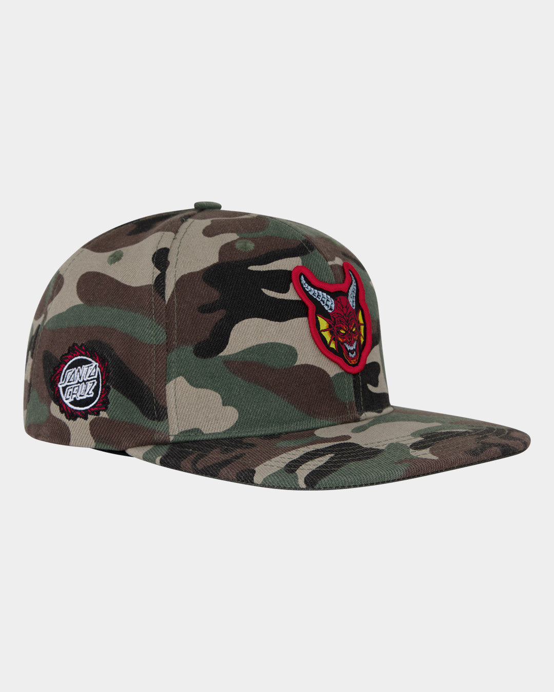 Stranger Things Hellfire Club Snapback Hat Camo