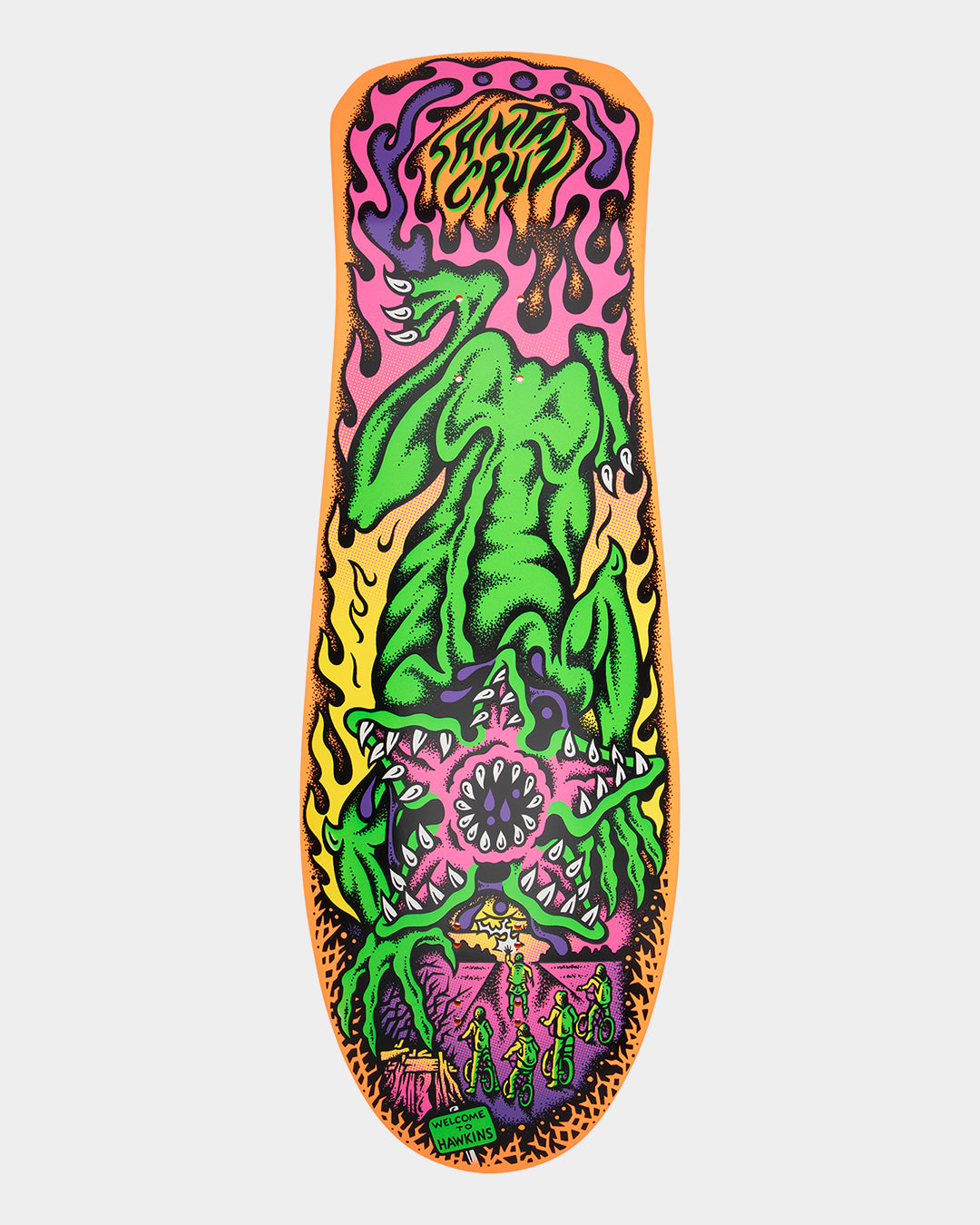 10.3in Stranger Things Salba Demogorgon Santa Cruz Skateboard Deck
