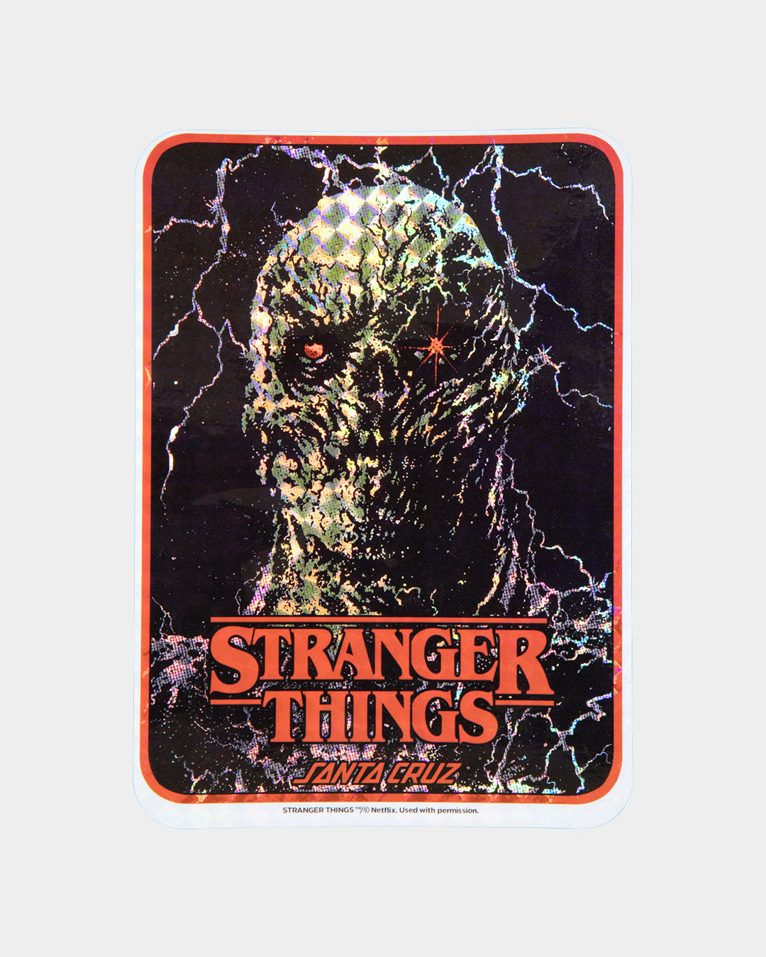 8.5in Stranger Things Vecna Santa Cruz Skateboard Deck