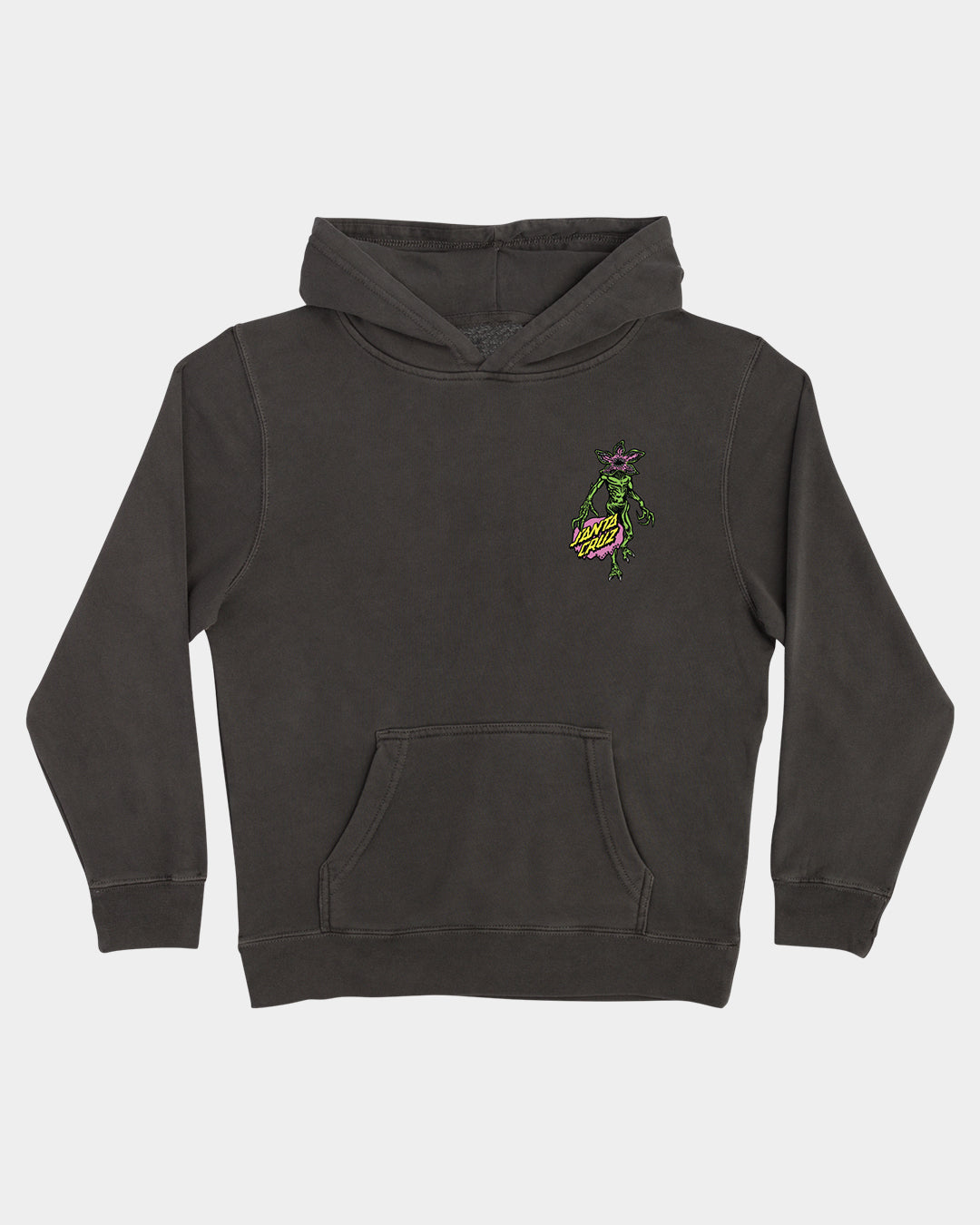 Stranger Things Demogorgon Dot Youth Hoodie Black