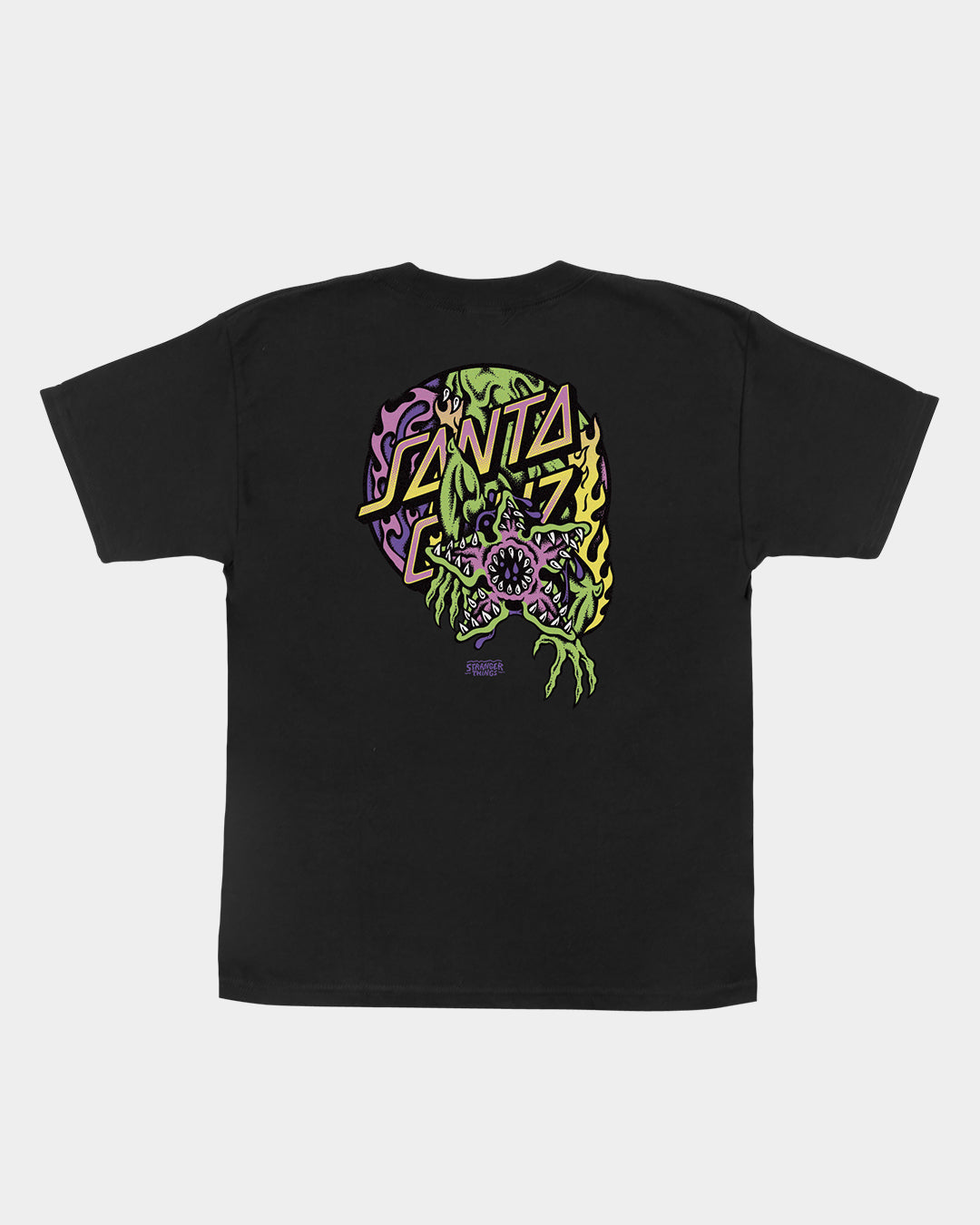 Stranger Things Demogorgon Dot Youth T-shirt Black