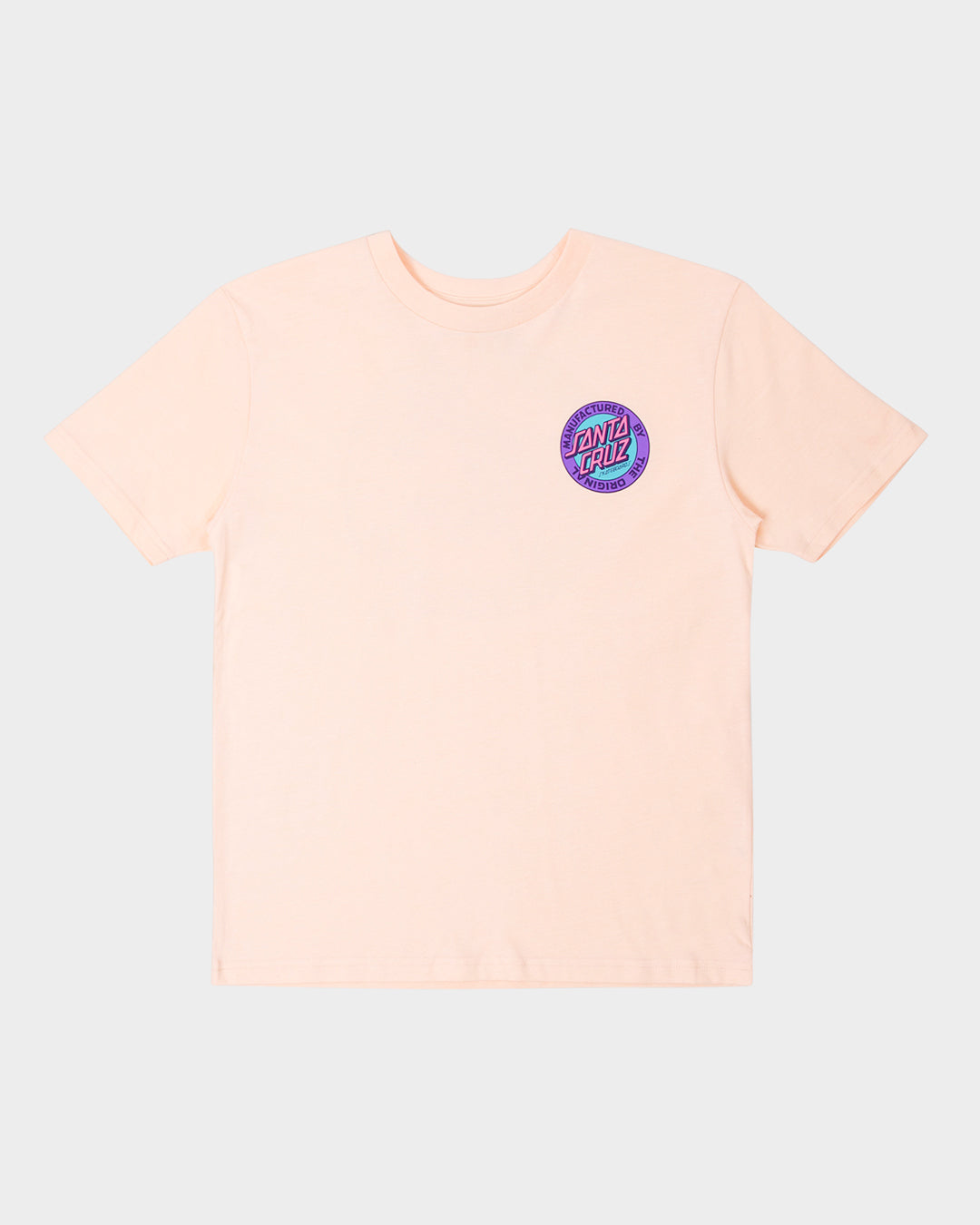 MFG Retro Dot Reverse Girls Oversized T-Shirt Pink Coral