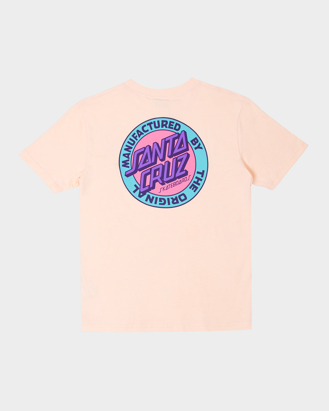 MFG Retro Dot Reverse Girls Oversized T-Shirt Pink Coral