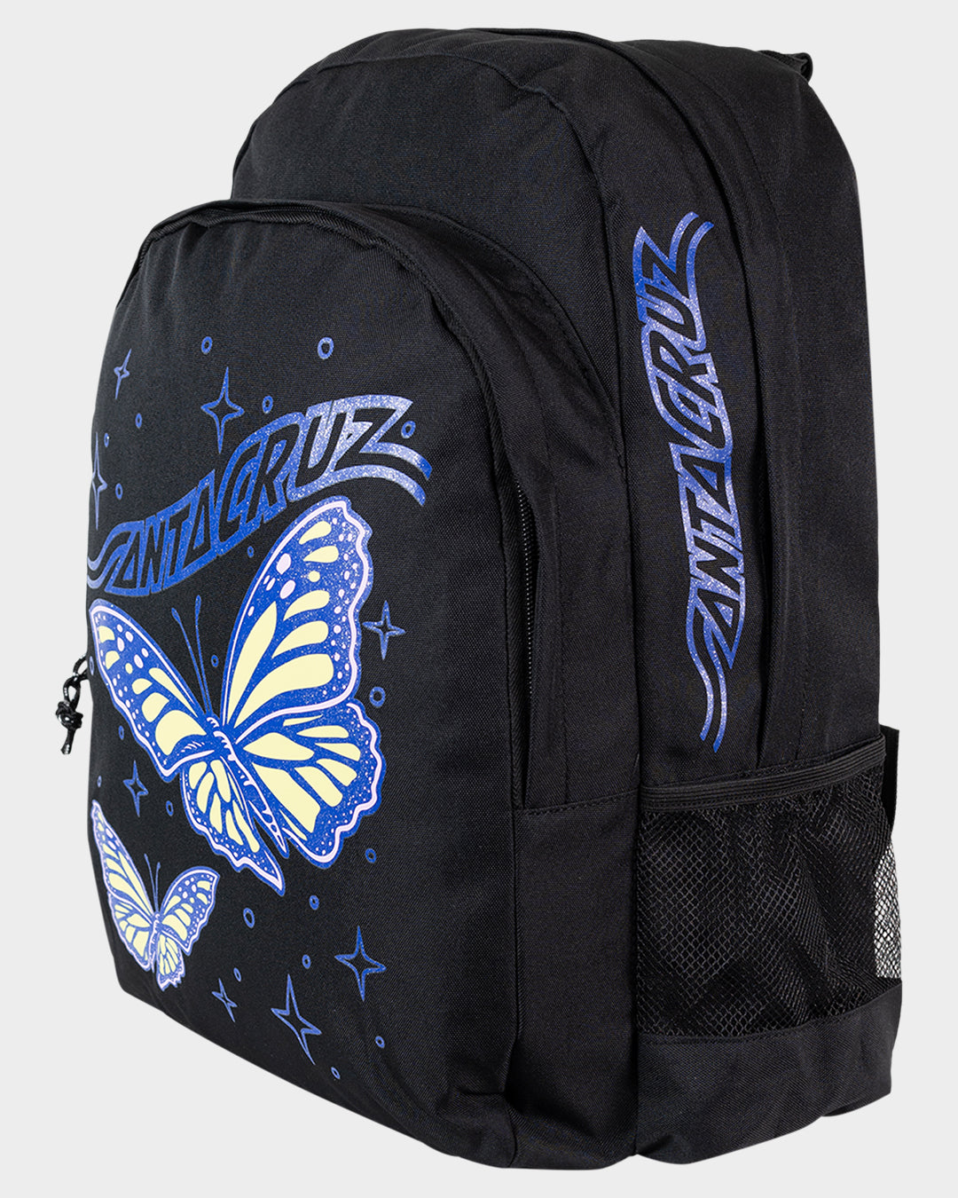 Winged Butterflies Girls Backpack Black