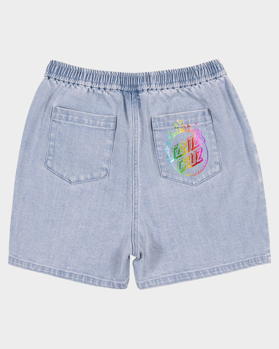 Minimal Burnt Opus Rainbow Girls Denim Shorts