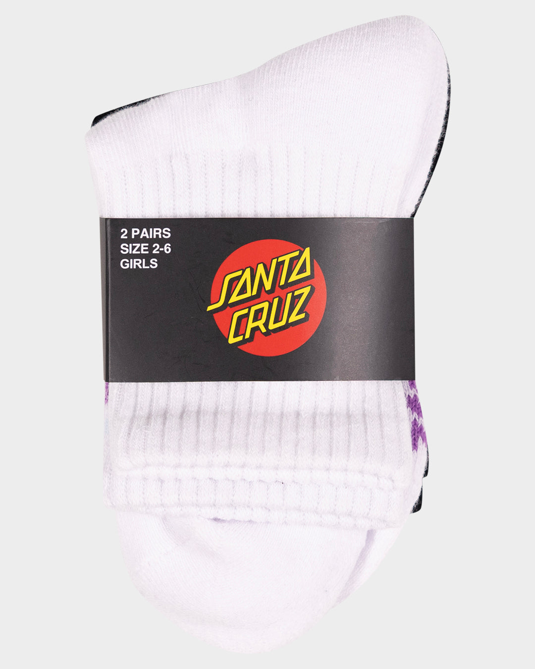 Strange SC Strip Girls Mid Sock 2 Pack