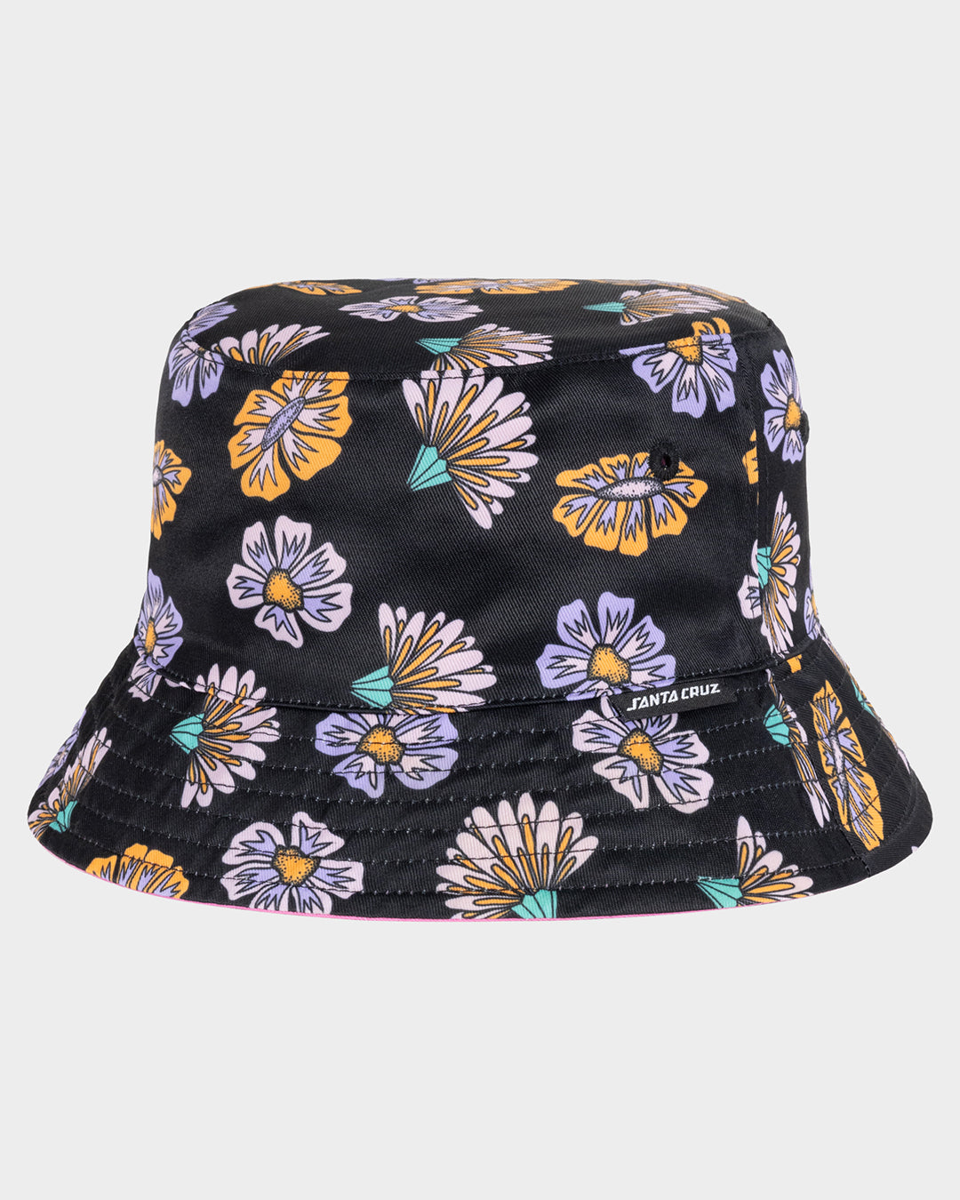 Field Arch Repeat Girls Reversible Bucket Hat Pink
