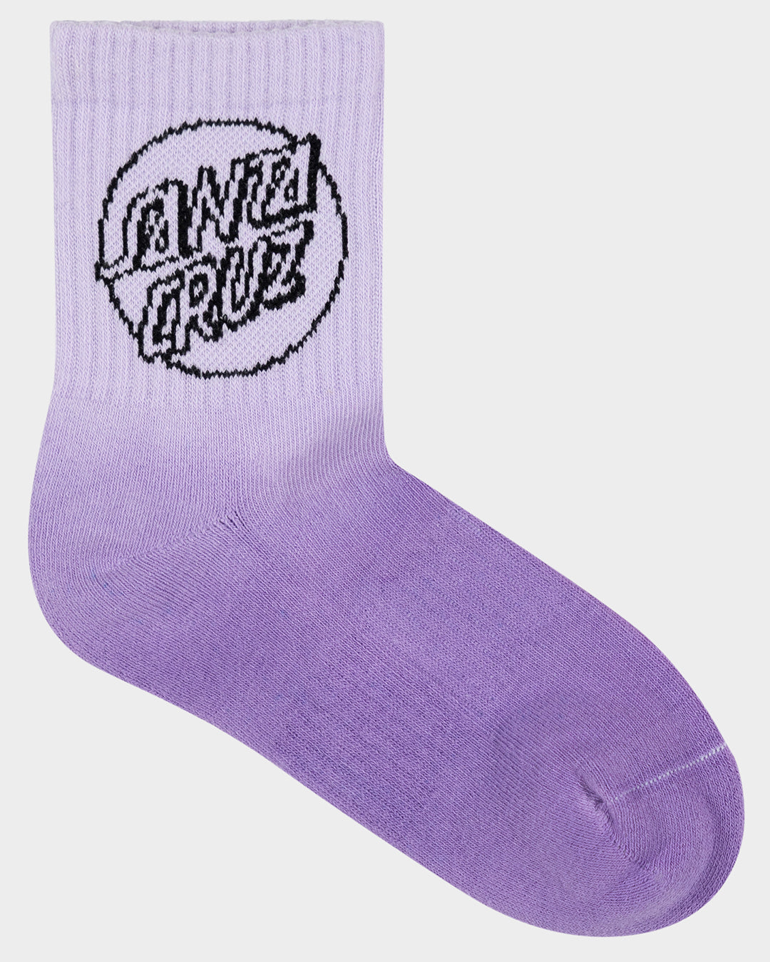 Opus Dot Girls Mid Socks 2 Pack Lavender Tdye-pink Tdye
